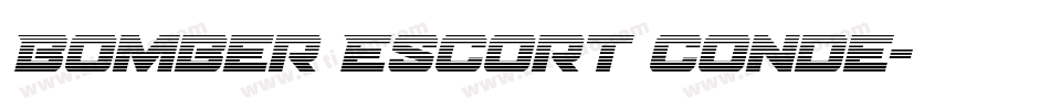 Bomber Escort Conde字体转换